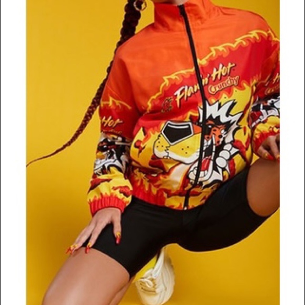 HOT CHEETO WINDBREAKER JACKET NWT